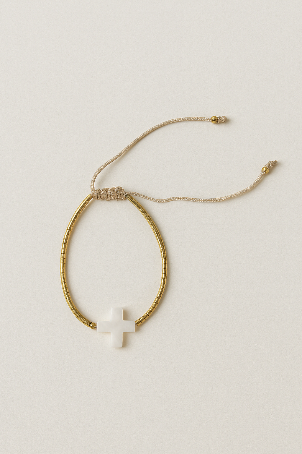 Chic Shell Cross Charm Bracelet - The Grace Link