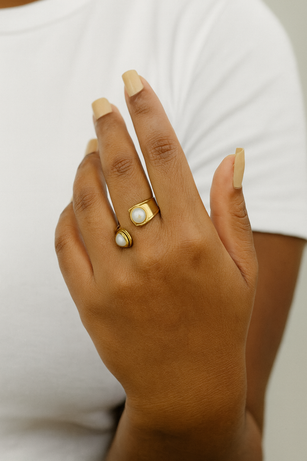 The Paris Ring | 18K Gold Plated French Adjustable Waterproof Stainless Steel