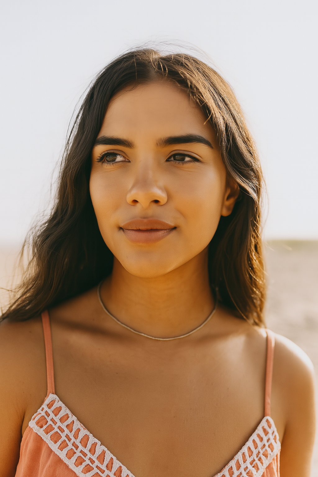 Clear Miyuki Glass Bead Choker – 2mm Pink Translucent – 16" Minimalist Coastal Necklace – Stainless Steel Clasp