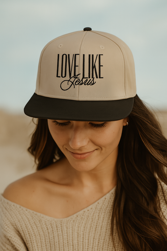 Love Like Jesus Trucker Hat – Vintage Style Christian Hat, Faith-Based Cap